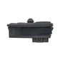 Power window switch housing, dark gray side view with mounting tab and connector