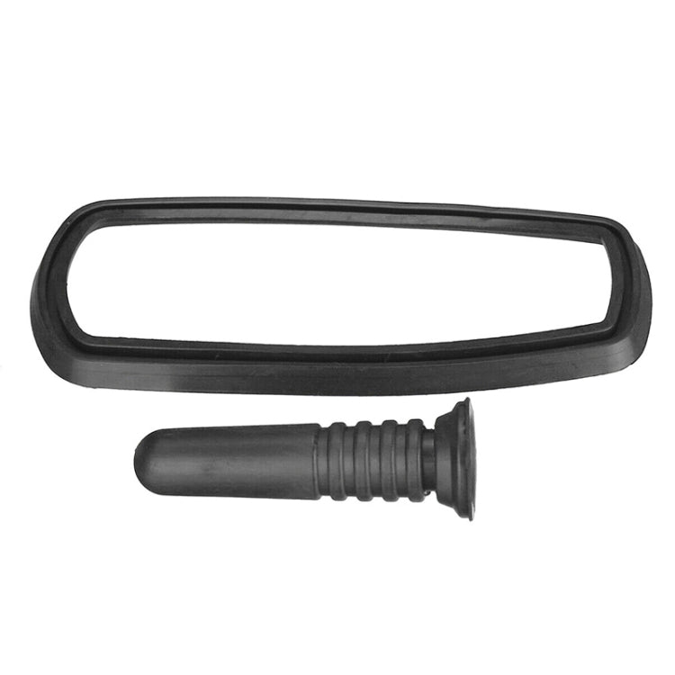 Car roof antenna sealing ring with screw-in grommet, black rubber gasket set