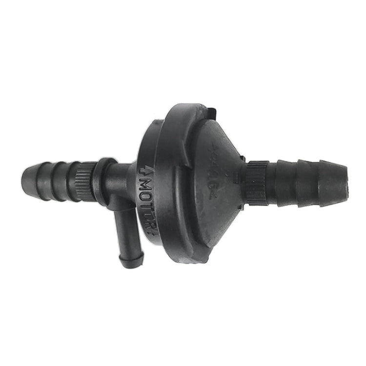 Black vacuum check valve air pump with ribbed hose connectors