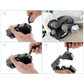 Motorcycle throttle handle lock installation steps for black lock with key