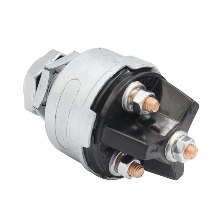 4-position ignition starter switch with black base and copper screw terminals