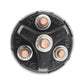 4-position ignition starter switch contact plate with four copper terminals and black center