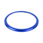 Blue oval trim ring sticker, glossy edge