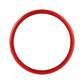 Red round headlight switch trim ring sticker