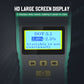 Close-up of brake fluid tester pen LCD screen showing DOT-5.1 reading