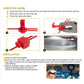 LED reversing light connector and clamp installation parts with wiring leads
