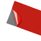 Red protective backing sheet for carbon fiber co-pilot storage box trim sticker