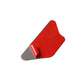 Door bowl panel sticker with red backing film and gray adhesive surface