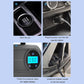 Electric air pump with power switch, digital display, and inflation nozzle
