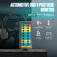 DUOYI DY29 automotive OBD II protocol monitor with connected cable, front display panel