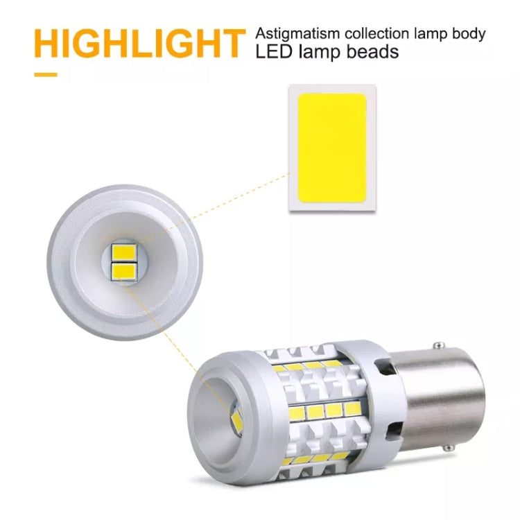 1156 LED turn signal bulbs with compact lamp beads and bright illumination