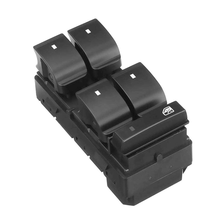 Power window master switch control module with four black rocker switches
