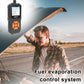 Car OBD2 code reader with color screen and orange keypad, attached by cable