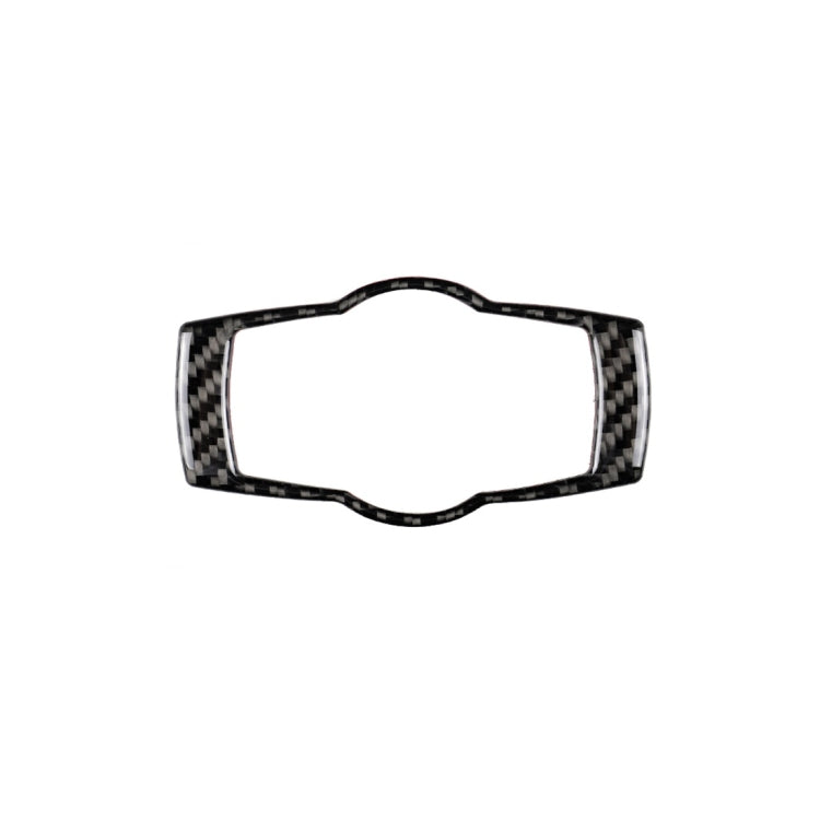 Carbon fiber patterned headlight switch trim overlay, outlined for the control area