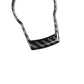 Carbon fiber patterned trim piece with curved edges for headlight switch control