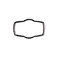 Carbon-fiber style headlight switch trim overlay with dark woven border outline