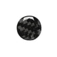 Round carbon-fiber air conditioner knob sticker with black checker weave