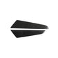 Carbon fiber texture overlay for gear shift side panel, dark black, curved