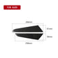 Carbon fiber gear shift side panel sticker pieces with size diagram (two widths)