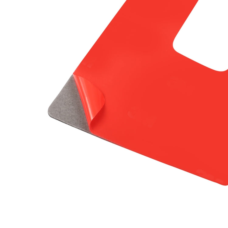 Adhesive-backed carbon fiber-style trim piece with molded edge detail