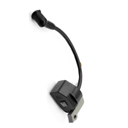 Ignition coil module with black wire and metal mounting tab