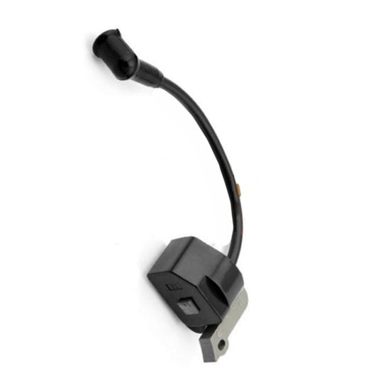 Ignition coil module with black wire and metal mounting tab