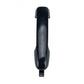 Exterior door handle cover in glossy dark gray/black with clip mount base
