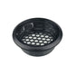 Universal AC air outlet vent with honeycomb grid cover, black plastic
