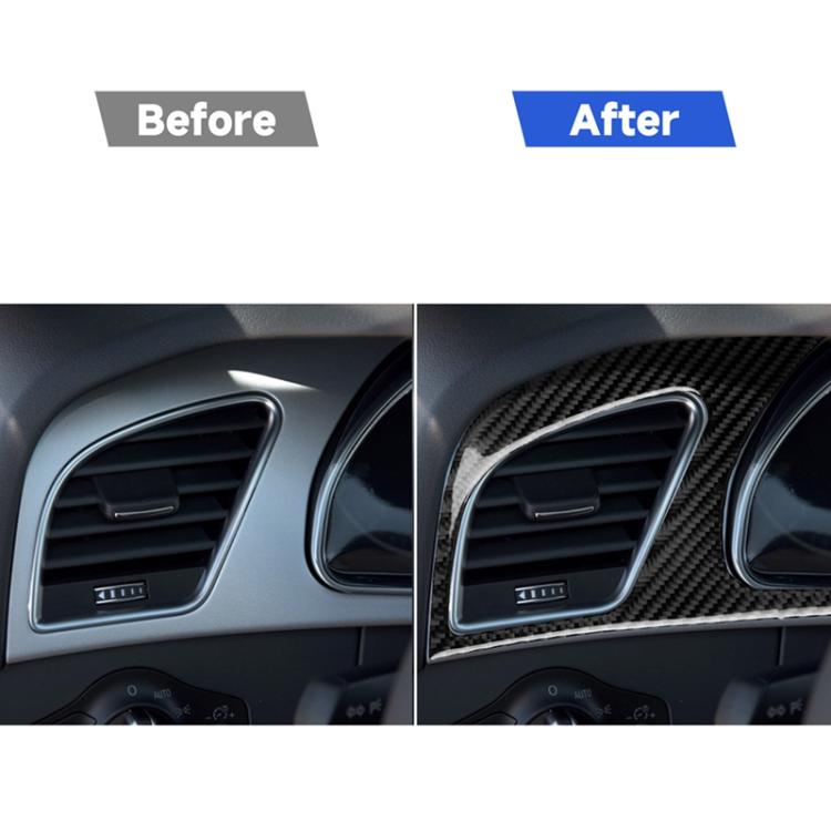 Carbon fiber dashboard vent surround sticker, after upgrade view