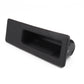 Car tailgate release button switch opener, black housing with recessed slot