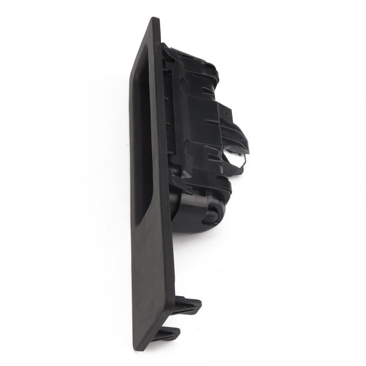 Car tailgate release switch opener, black back housing with mounting tabs