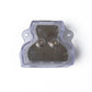 3-way power cable distribution block base with two screws, clear protective cover