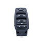 Black window control switch panel with arrow and rocker buttons
