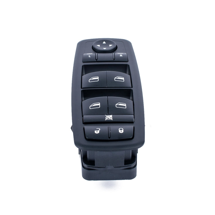 Black window control switch panel with arrow and rocker buttons