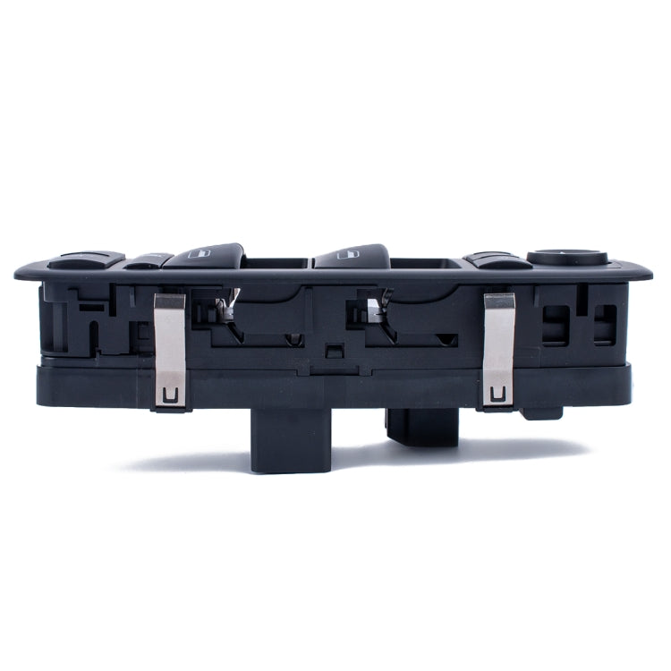 Window master switch underside view with exposed connectors and clips