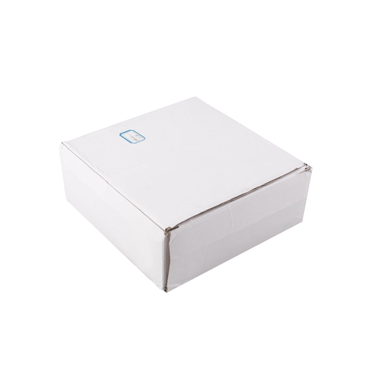 White shipping box with label for side rear-view mirrors