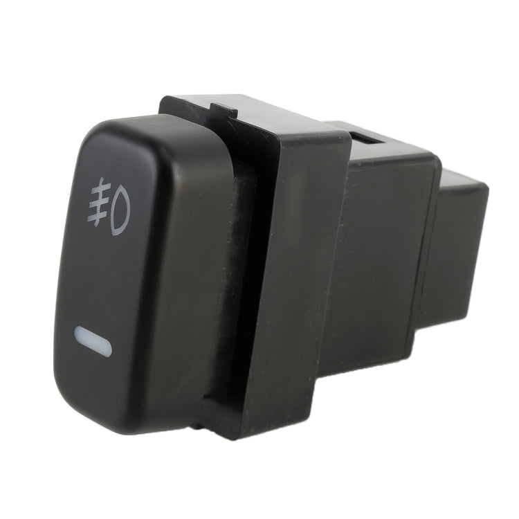 Fog light on-off rocker switch with white bulb icon and indicator window
