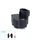 Throttle body position sensor with black plastic housing and top electrical connector
