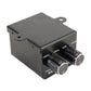 Black bass control amplifier regulator with side knobs and -12dB/0dB/40Hz markings