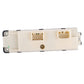 Window switch module with light beige backplate and two electrical connector ports