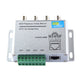4-channel passive video balun labeled CH1–CH4, RJ45 and screw terminal connections