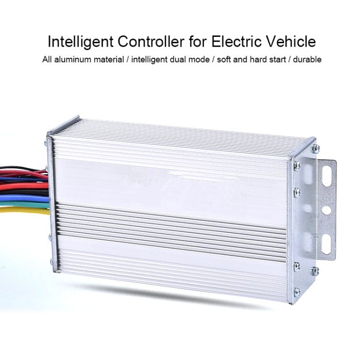 Electric vehicle controller, silver finned aluminum case with side mounting holes
