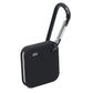 Black silicone tracker case with keyring and port cutout