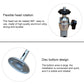 Aluminum projector bracket showing flexible head rotation joint and mounting hardware