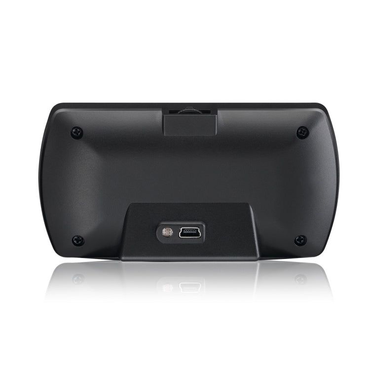 Car HUD head-up display back view with USB/OBD connection port and mounting screws