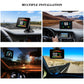 Car HUD head-up display installed, showing multiple dashboard readouts