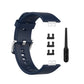 For Huawei Watch Fit Silicone Replacement Wrist Strap Watchband with Stainless Steel Buckle