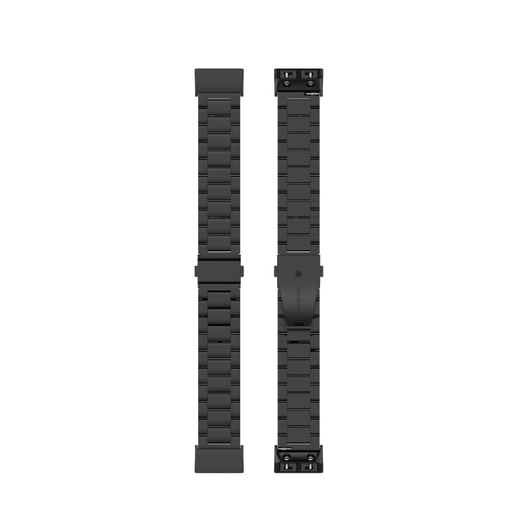 For Garmin Forerunner 35 / 30 Universal Three Beads Stainless Steel Replacement Wrist Strap Watchband, For Garmin Forerunner 35 / 30
