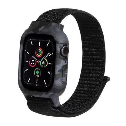 Nylon Replacement Wrist Strap Watchbands For Apple Watch Series 6 & SE & 5 & 4 40mm / 3 & 2 & 1 38mm, For Apple Watch Series 7 41mm / 6 & SE & 5 & 4 40mm / 3 & 2 & 1 38mm, For Apple Watch Series 8&7 41mm / SE 2&6&SE&5&4 40mm / 3&2&1 38mm