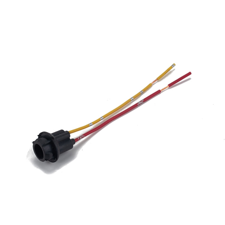 T10 LED wire harness with connector and two insulated leads